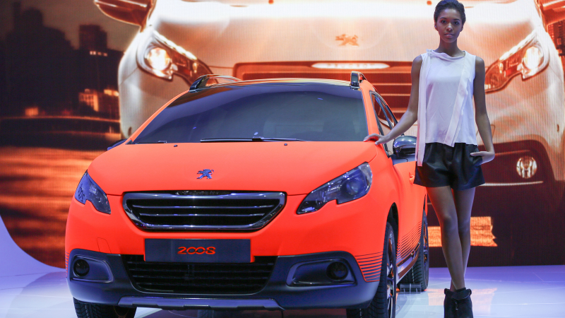 Illustration for article titled The Booth Professionals Of The Geneva Motor Show